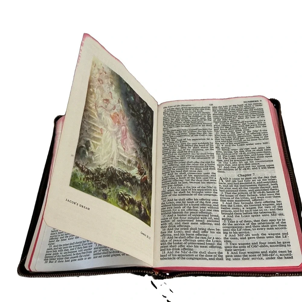 VTG Holy Bible KJV Concordance Red Letter Edition Zipper World Publishing Co.